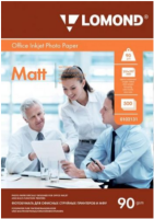 90 г/м2 А4 односторонняя матовая фотобумага 500 л. Lomond 0102131